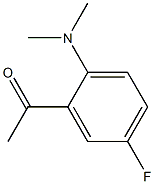 1-[2-(dimethylamino)-5-fluorophenyl]ethan-1-one 结构式