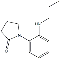 1-[2-(propylamino)phenyl]pyrrolidin-2-one 结构式