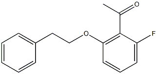 1-[2-fluoro-6-(2-phenylethoxy)phenyl]ethan-1-one 结构式