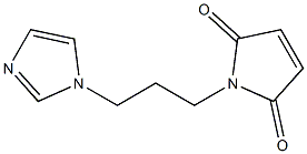 1-[3-(1H-imidazol-1-yl)propyl]-2,5-dihydro-1H-pyrrole-2,5-dione 结构式
