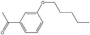 1-[3-(pentyloxy)phenyl]ethan-1-one 结构式