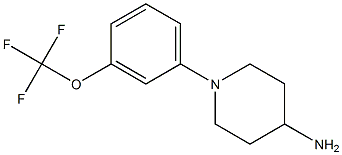 1-[3-(trifluoromethoxy)phenyl]piperidin-4-amine 结构式