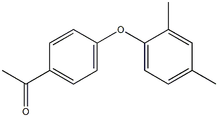 1-[4-(2,4-dimethylphenoxy)phenyl]ethan-1-one 结构式