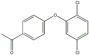 1-[4-(2,5-dichlorophenoxy)phenyl]ethan-1-one 结构式