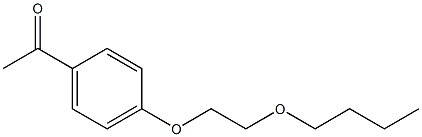 1-[4-(2-butoxyethoxy)phenyl]ethan-1-one 结构式