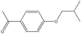 1-[4-(2-methylpropoxy)phenyl]ethan-1-one 结构式
