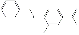 1-[4-(benzyloxy)-3-fluorophenyl]ethan-1-one 结构式