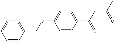 1-[4-(benzyloxy)phenyl]butane-1,3-dione 结构式