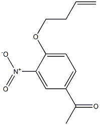 1-[4-(but-3-en-1-yloxy)-3-nitrophenyl]ethan-1-one 结构式