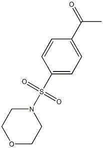 1-[4-(morpholine-4-sulfonyl)phenyl]ethan-1-one 结构式