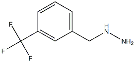 1-{[3-(trifluoromethyl)phenyl]methyl}hydrazine 结构式