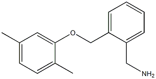 1-{2-[(2,5-dimethylphenoxy)methyl]phenyl}methanamine 结构式