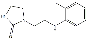 1-{2-[(2-iodophenyl)amino]ethyl}imidazolidin-2-one 结构式