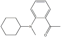 1-{2-[cyclohexyl(methyl)amino]phenyl}ethan-1-one 结构式