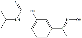 1-{3-[1-(hydroxyimino)ethyl]phenyl}-3-propan-2-ylurea 结构式