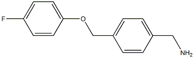 1-{4-[(4-fluorophenoxy)methyl]phenyl}methanamine 结构式