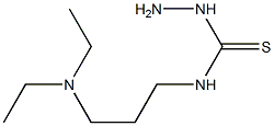 1-amino-3-[3-(diethylamino)propyl]thiourea 结构式