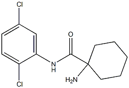 1-amino-N-(2,5-dichlorophenyl)cyclohexanecarboxamide 结构式