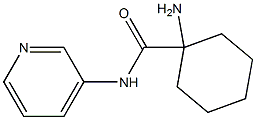 1-amino-N-pyridin-3-ylcyclohexanecarboxamide 结构式