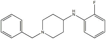 1-benzyl-N-(2-fluorophenyl)piperidin-4-amine 结构式