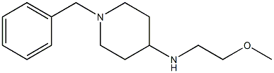 1-benzyl-N-(2-methoxyethyl)piperidin-4-amine 结构式