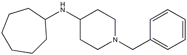 1-benzyl-N-cycloheptylpiperidin-4-amine 结构式