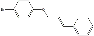 1-bromo-4-[(3-phenylprop-2-en-1-yl)oxy]benzene 结构式