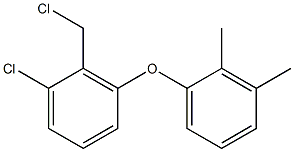 1-chloro-2-(chloromethyl)-3-(2,3-dimethylphenoxy)benzene 结构式