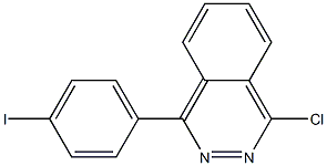 1-chloro-4-(4-iodophenyl)phthalazine 结构式