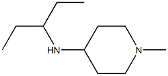 1-methyl-N-(pentan-3-yl)piperidin-4-amine 结构式