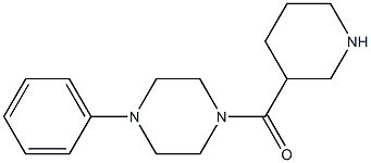 1-phenyl-4-(piperidin-3-ylcarbonyl)piperazine 结构式