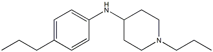 1-propyl-N-(4-propylphenyl)piperidin-4-amine 结构式