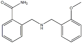 2-({[(2-methoxyphenyl)methyl]amino}methyl)benzamide 结构式