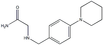 2-({[4-(piperidin-1-yl)phenyl]methyl}amino)acetamide 结构式