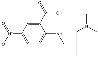 2-({2-[(dimethylamino)methyl]-2-methylpropyl}amino)-5-nitrobenzoic acid 结构式