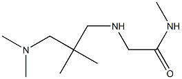 2-({2-[(dimethylamino)methyl]-2-methylpropyl}amino)-N-methylacetamide 结构式