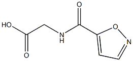 2-(1,2-oxazol-5-ylformamido)acetic acid 结构式