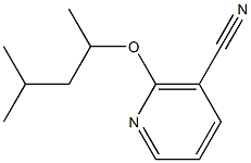 2-(1,3-dimethylbutoxy)nicotinonitrile 结构式