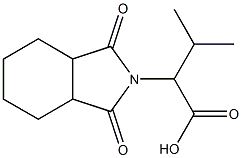 2-(1,3-dioxooctahydro-2H-isoindol-2-yl)-3-methylbutanoic acid 结构式