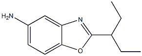 2-(1-ethylpropyl)-1,3-benzoxazol-5-amine 结构式