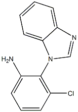 2-(1H-benzimidazol-1-yl)-3-chloroaniline 结构式