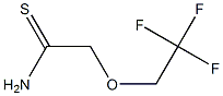 2-(2,2,2-trifluoroethoxy)ethanethioamide 结构式