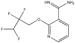 2-(2,2,3,3-tetrafluoropropoxy)pyridine-3-carboximidamide 结构式
