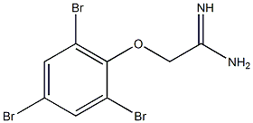 2-(2,4,6-tribromophenoxy)ethanimidamide 结构式