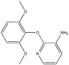 2-(2,6-dimethoxyphenoxy)pyridin-3-amine 结构式