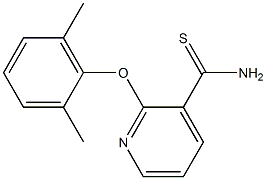 2-(2,6-dimethylphenoxy)pyridine-3-carbothioamide 结构式