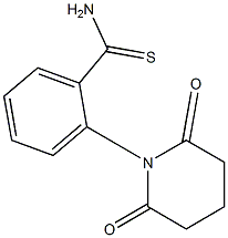 2-(2,6-dioxopiperidin-1-yl)benzene-1-carbothioamide 结构式