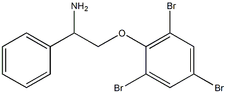 2-(2-amino-2-phenylethoxy)-1,3,5-tribromobenzene 结构式