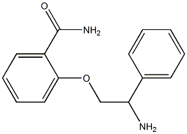 2-(2-amino-2-phenylethoxy)benzamide 结构式