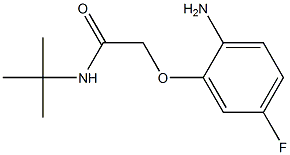 2-(2-amino-5-fluorophenoxy)-N-(tert-butyl)acetamide 结构式